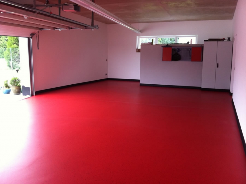 Fußbodenbeschichtung für Industrie- oder Garagenfußböden